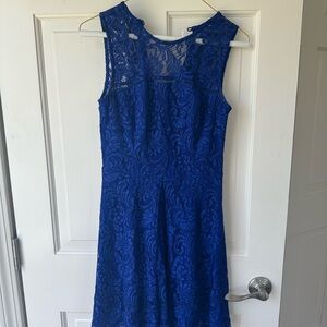 Adalyn Rae Blue Lace Dress